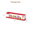 Three quarters toddler early educational walking wooden pull along animal block wooden pulling train