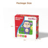 6 Sides Children Educational Animal Toy 9 pcs Wooden Block Puzzle Cube For Kid