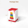 Wooden rainbow stacking toy Montessori classic education