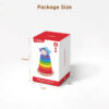 Wooden rainbow stacking toy Montessori classic education