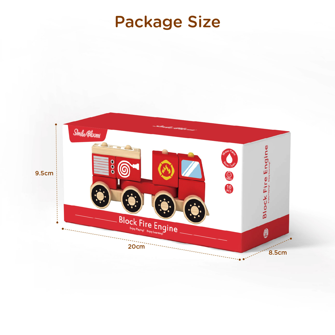 Hot Sell Wooden Kid's Car Wood Blocks Toy with Wheels for kids - Image 5