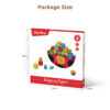 Wooden Educational Fancy Ladybug Shape Natural Wood Balanced Game
