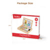 Multi-functional educational toy 3d magnetic jigsaw puzzle drawing board wooden magnetic toy