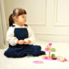 Simulation game toy girls role kitchen accessories play afternoon tea party toy wood kids tea set