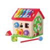 2024 New arrival baby mini wooden activity cube toys for educational learning