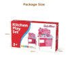 Hot Sale High Quality Educational Kids' Big Wooden Kitchen Set Play Toy