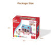 High Quality Portable Take Along Mini Folded Wooden House Toy With Furniture