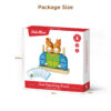 Wooden geometric stacking blocks, owl Block puzzle, educational toddler stacking toy set with multiple shapes