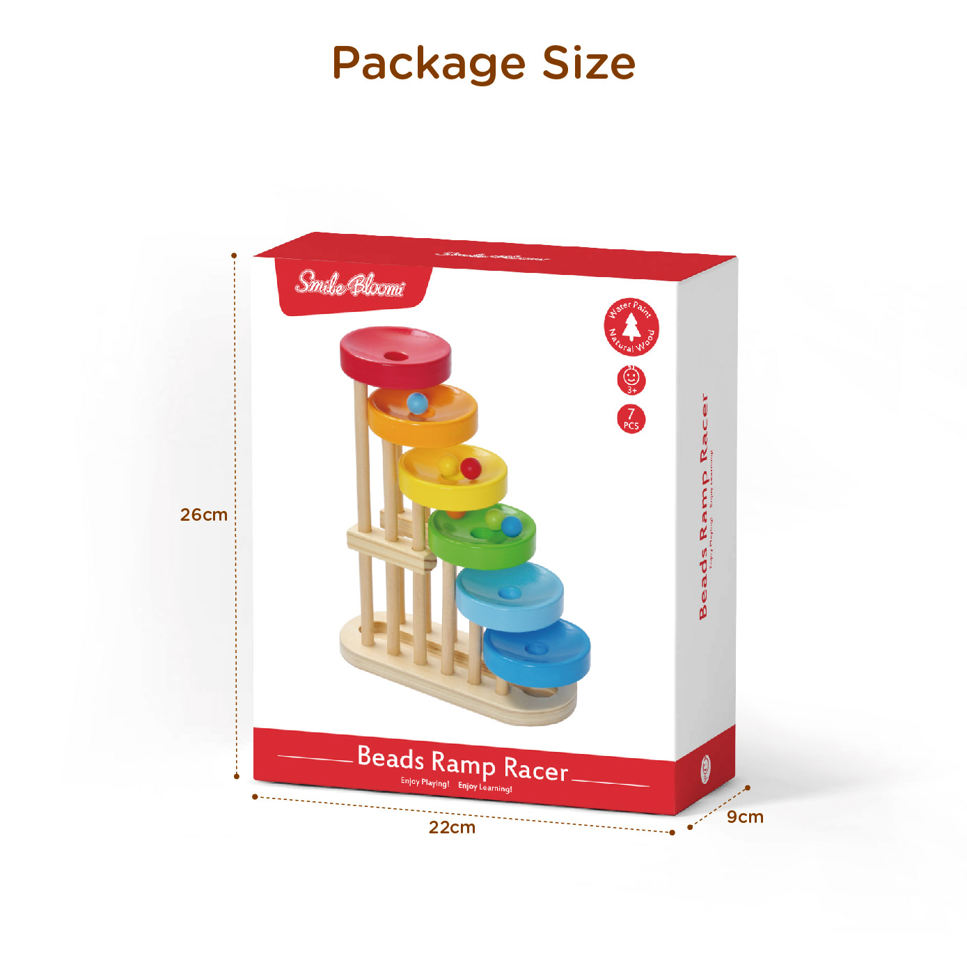 Educational toys popular trend Early learning juniper pine wood ball wooden game - Image 5