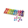 Shape Digit Block Wooden Montessori Materials Educational Learning Toy Numbers and Shapes Puzzle Game For Toddlers