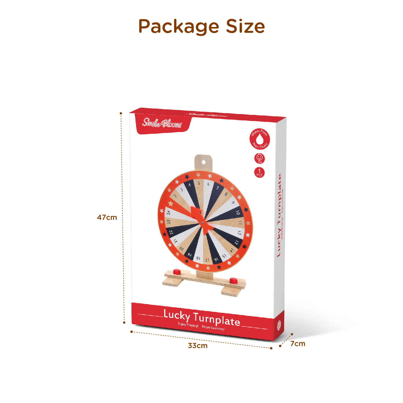 Wooden Digital Turntable Clock Addition and Subtraction Math Toys - Image 5