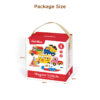Magnetic Vehicle Magnets Wooden Refrigerator Large Magnet Learning Games Wood Toys  For Toddlers