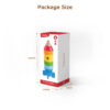 Children Educational Montessori Toy Baby Wooden Rainbow Rocket Stacker For Kids