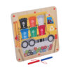 Eco Recycling Customizable Magnetic Children's Montessori Educational Wooden Toy Bead Maze Labyrinth Board Game