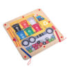 Eco Recycling Customizable Magnetic Children's Montessori Educational Wooden Toy Bead Maze Labyrinth Board Game