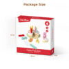 Wholesales Wooden Pretend Play Cutting Light Music Kitchen Cake Toys For Children