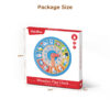 Pieces Educational Digital Colorful Jigsaw Number Clock Puzzle Wooden Education Kids Toys for Children