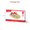 23pcs intelligent building blocks farm wooden train rail toys railway tracks slot set for Kids