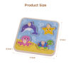 Montessori Kids Toys Cartoon Sealife Animal Vehicle Wood Hand Grab Board Diy Educational Wooden Peg Puzzles