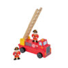 Best Selling Children Wooden Fire Station Building Toy City Fire Man Pretending Toy