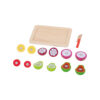 Manufacturers kitchen pretend play food cooking game cutting fruits wood cut toy  for children