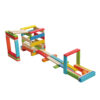 200PCS Colorful Early Educational Kids Toys  Wooden Stacking Building blocks With Two Balls
