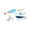 Hot educational toy wooden pretend play hair dressing toy make up set wooden make up toy for kids