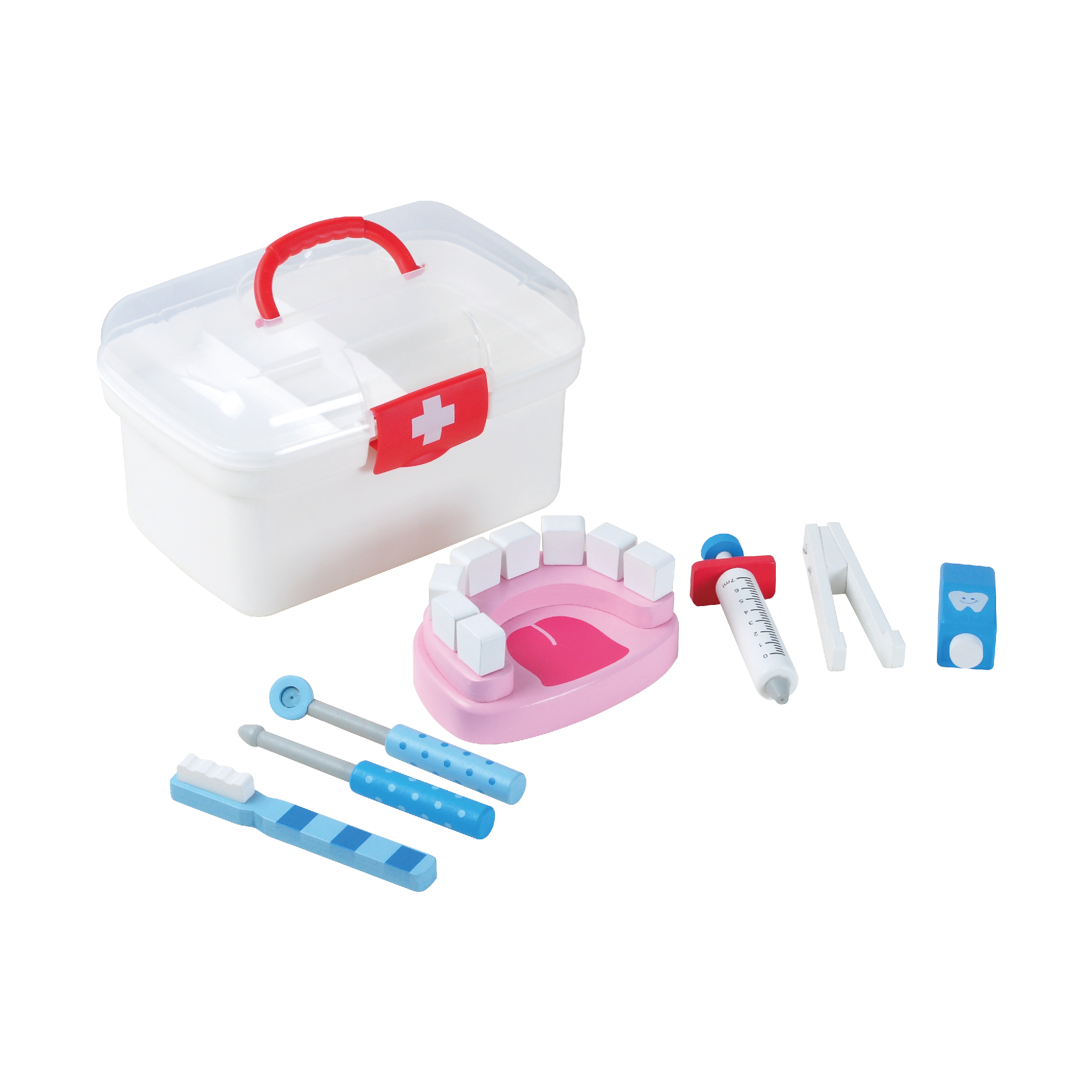 Educational Dentist Role Play doctor Kits kids wooden medical doctor toy set pretend play