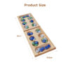 Wooden foldable mankala fold mancala board game