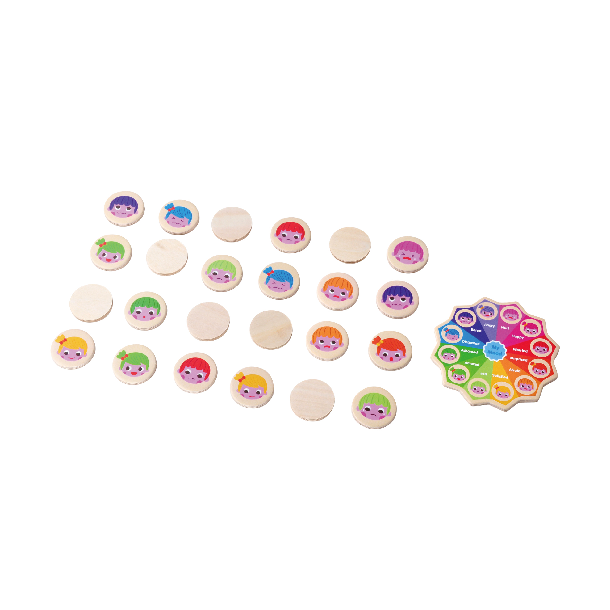Educational montessori matching brain wooden memory game for children logic thinking - Image 4
