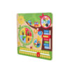 Educational wood clock montessori toys baby weather season cartoon frog wooden calendar kids