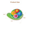 New Fancy Design Safe and Eco-friendly Tortoise Shape Gears and Balls Wooden Toy