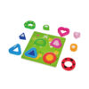Animal Shape Building Block Toys Montessori Sensory Toy Wooden Puzzle