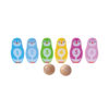 Popular New Arrival Animal Penguin Wooden Toys Bowling Game Set