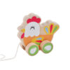 Montessori Toys Animal Cork Shape wooden Pull Along wooden Toy