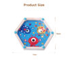 Wooden Palm Balance Game Children's Intelligence Development Thinking Training Ball Walking Cartoon Maze Educational Toys