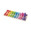Shape Digit Block Wooden Montessori Materials Educational Learning Toy Numbers and Shapes Puzzle Game For Toddlers