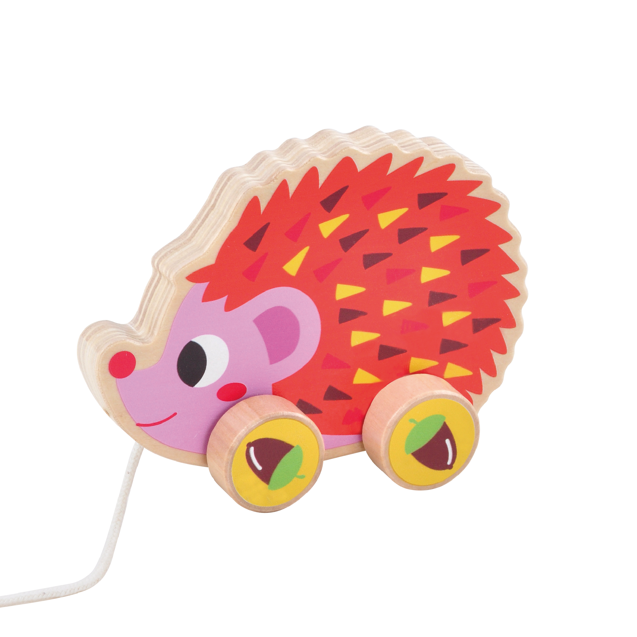 Montessori Toys Animal Shape wooden Pull Along Toy - Image 2