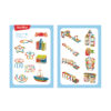 200PCS Colorful Early Educational Kids Toys  Wooden Stacking Building blocks With Two Balls