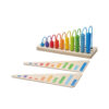 Children Educational  Intelligent Learning Baby Montessori Beads Math Counting Wooden Abacus Toy for Kids