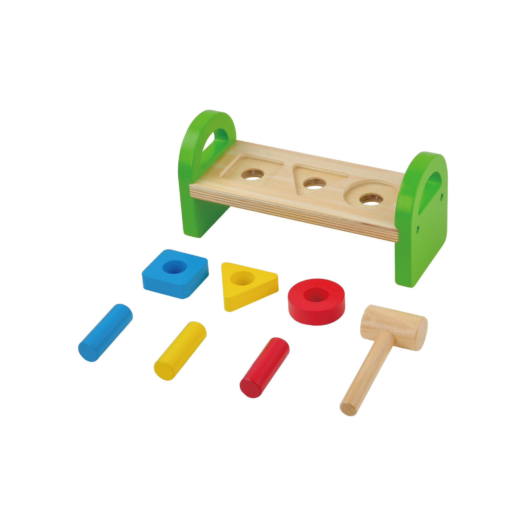 Classical Hot Sell Wood Mini Wooden Hammer Toys - Image 2