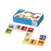 Wood 28pcs Vehicle Design Domino Educational Wooden Learning Toys