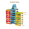 100PCS Colorful Early Educational Kids Toys Building Wooden Stacking Blocks With Balls