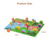 Children large wood lacing beads toys string beads wooden toys