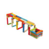 100PCS Colorful Early Educational Kids Toys Building Wooden Stacking Blocks With Balls