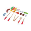 BBQ Wooden Toy Barbecue for Kids Play Wooden Simulation Barbecue Large Scene Kitchen Toy