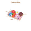 Kitchen 16pcs magic wooden cutting fruit and vegetable set kids toys pretend play felt food