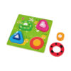 Animal Shape Building Block Toys Montessori Sensory Toy Wooden Puzzle