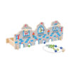 Indoor table mini elite carnival wooden washer ring toss yard game set