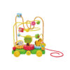 Educational Toys String Beads Toy Wholesale Labyrinth Kid Wooden Bead Maze Toy Mini Wooden Wire Transport Bead Maze Game
